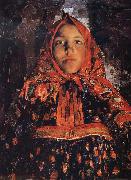 Filip Andreevich Malyavin The village girl oil painting picture wholesale